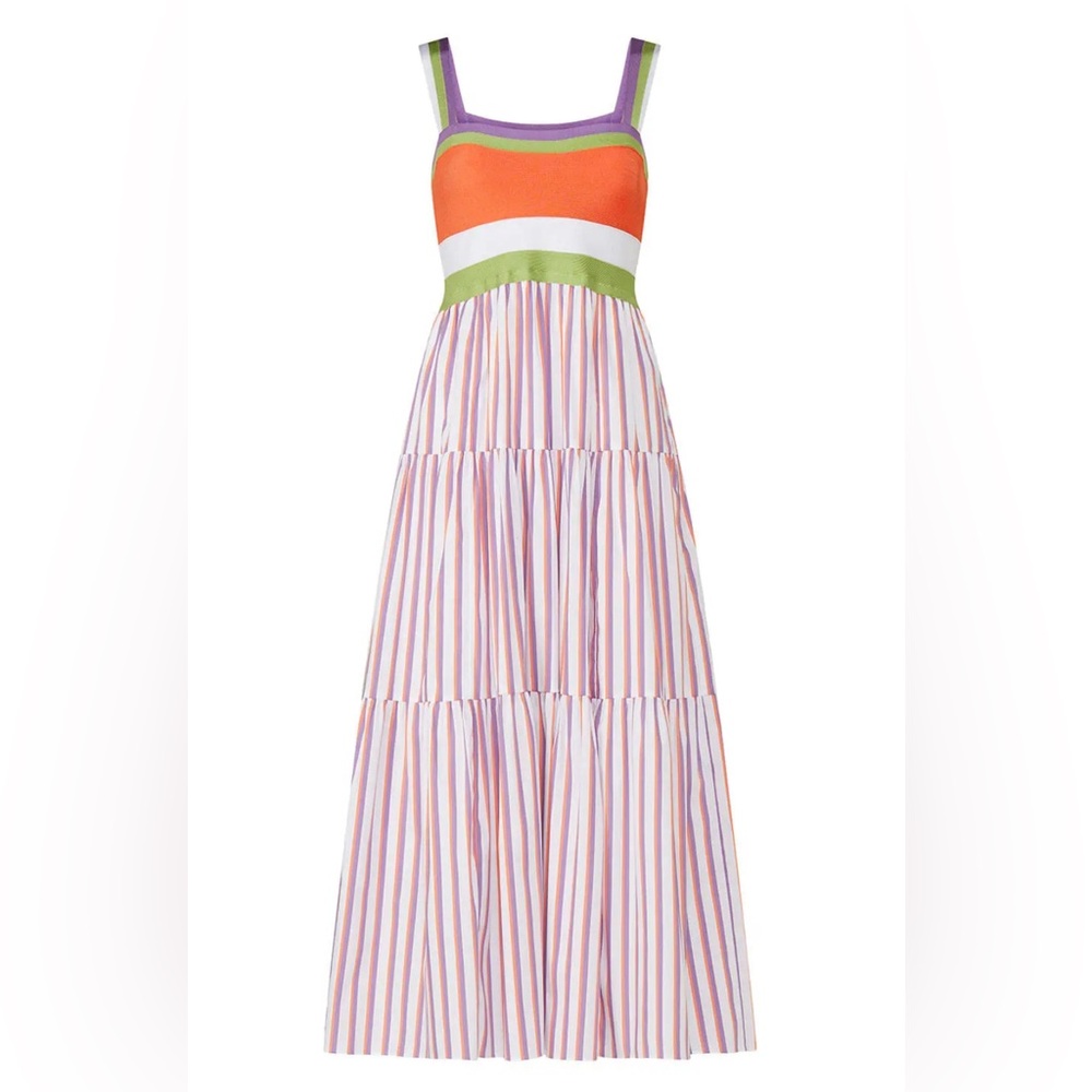 Tanya Taylor Multicolor Striped Skirt